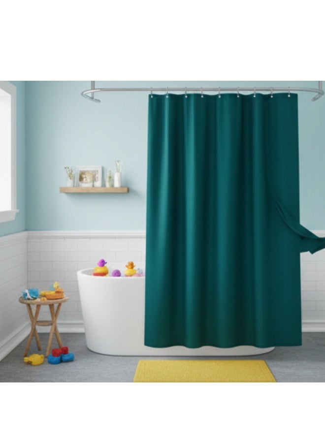 ستارة حمام مقاومة للماء 180 × 180 سم - ستارة حمام خفيفة الوزن ومتينة لتوفير الخصوصية وحماية الأرضية - مناسبة للاستخدام المنزلي أو الفندقي - Image 5